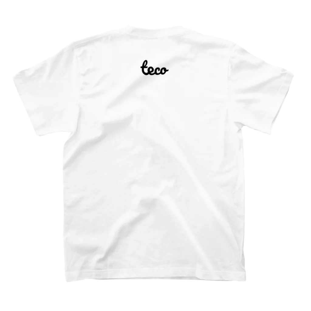 tecoのsenji スタンダードTシャツの裏面