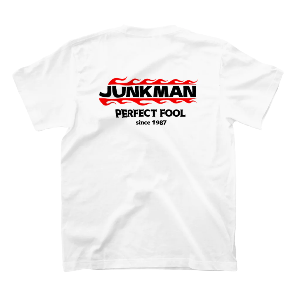 JUNK MANのJUNKMAN flames スタンダードTシャツの裏面