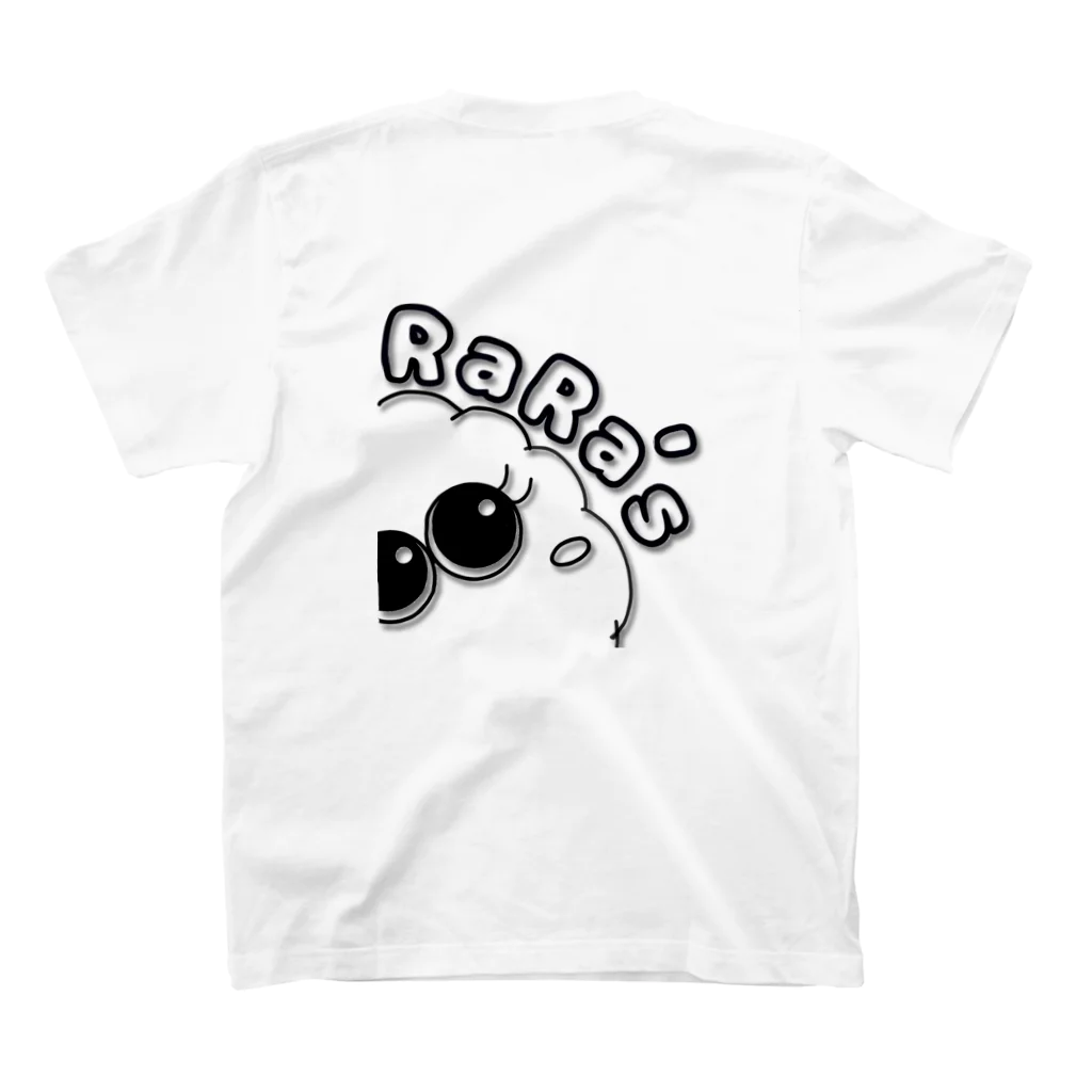 RaRa'sのRaRa's モフ子さん スタンダードTシャツの裏面