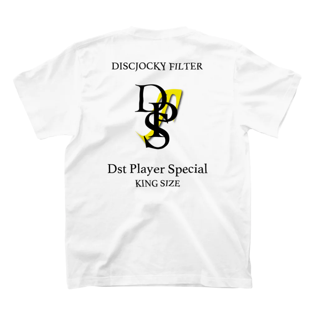 DSTPのBIG New LOGO T-shirts WHITE Regular Fit T-Shirtの裏面