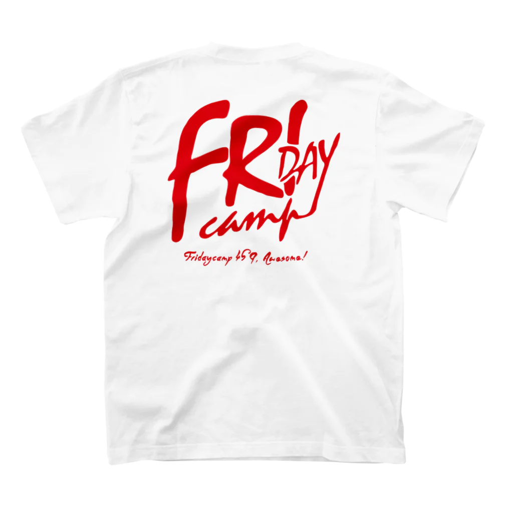 FRIDAY CAMP by CreatorsのFRIDAY CAMP 459 - 36film ver. Regular Fit T-Shirtの裏面