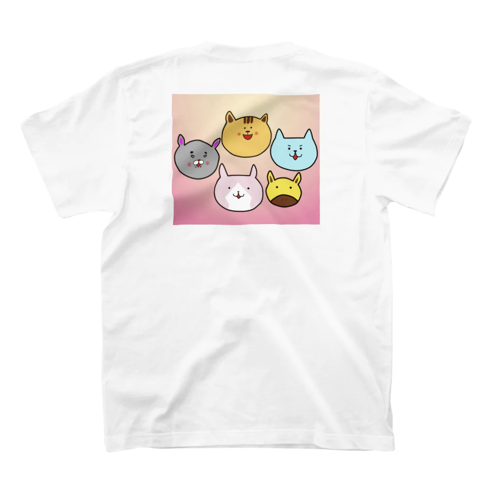 ワイの【おみせやさん】のワイのＴシャツ-夏ver.- スタンダードTシャツの裏面