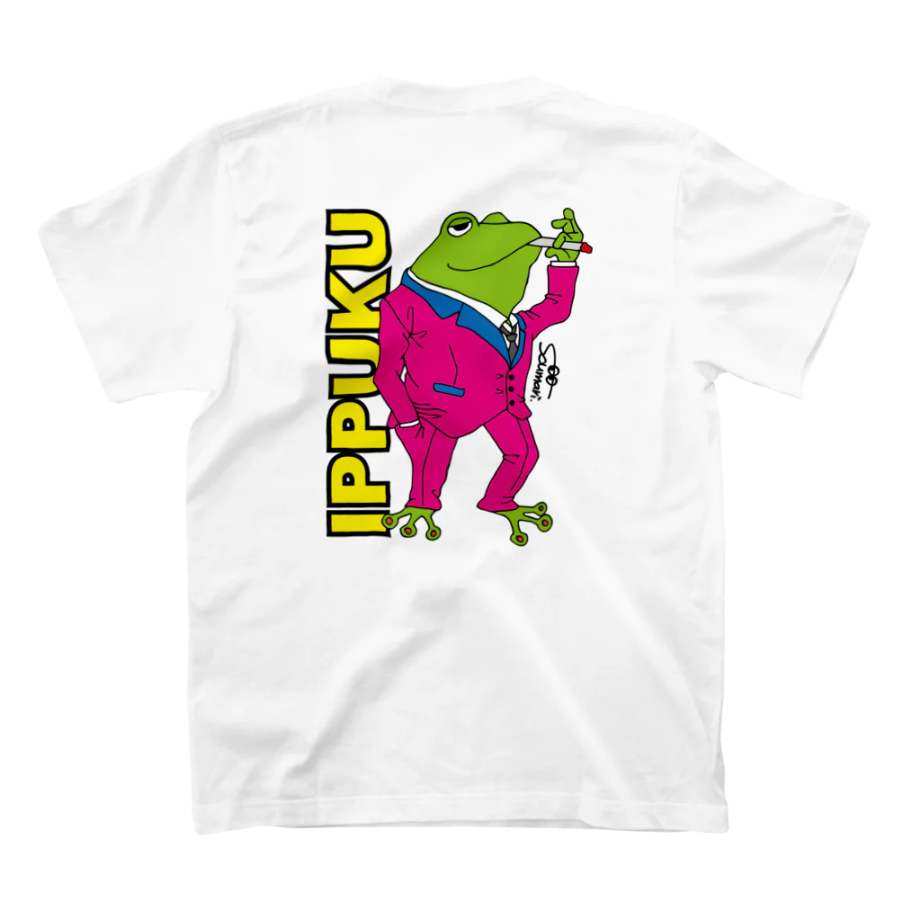 soumariのIPPUKU FROG スタンダードTシャツの裏面