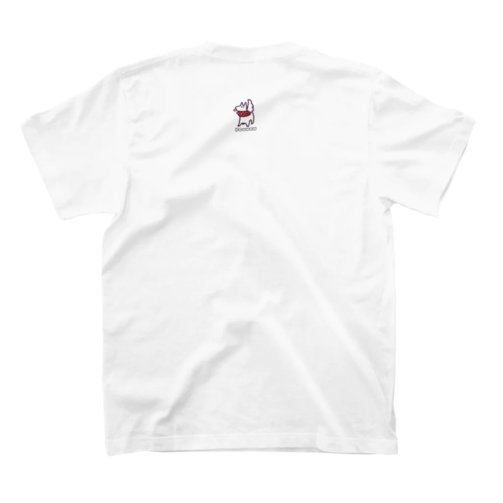 じじいの手作り販売所のばうわうわ Regular Fit T-Shirtの裏面