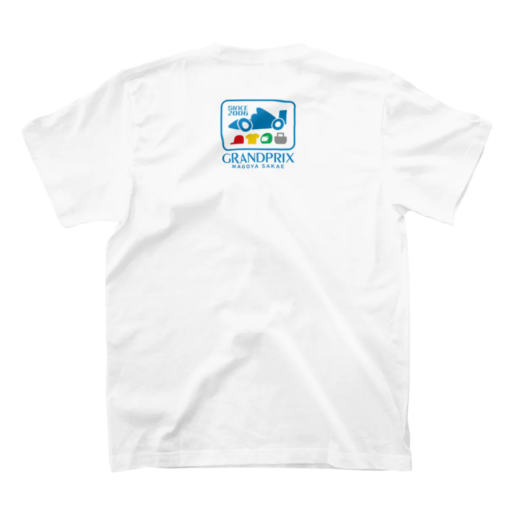 GRANDPRIX名古屋栄店のGRANDPRIX名古屋栄店 オリジナルＴシャツ（キャラクター・チャック君・カラーTYPEA) Regular Fit T-Shirtの裏面