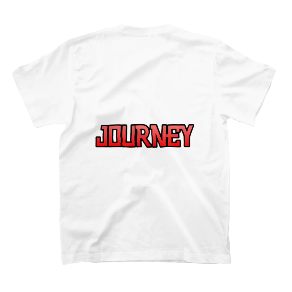 Journey ShopのJourney - White スタンダードTシャツの裏面