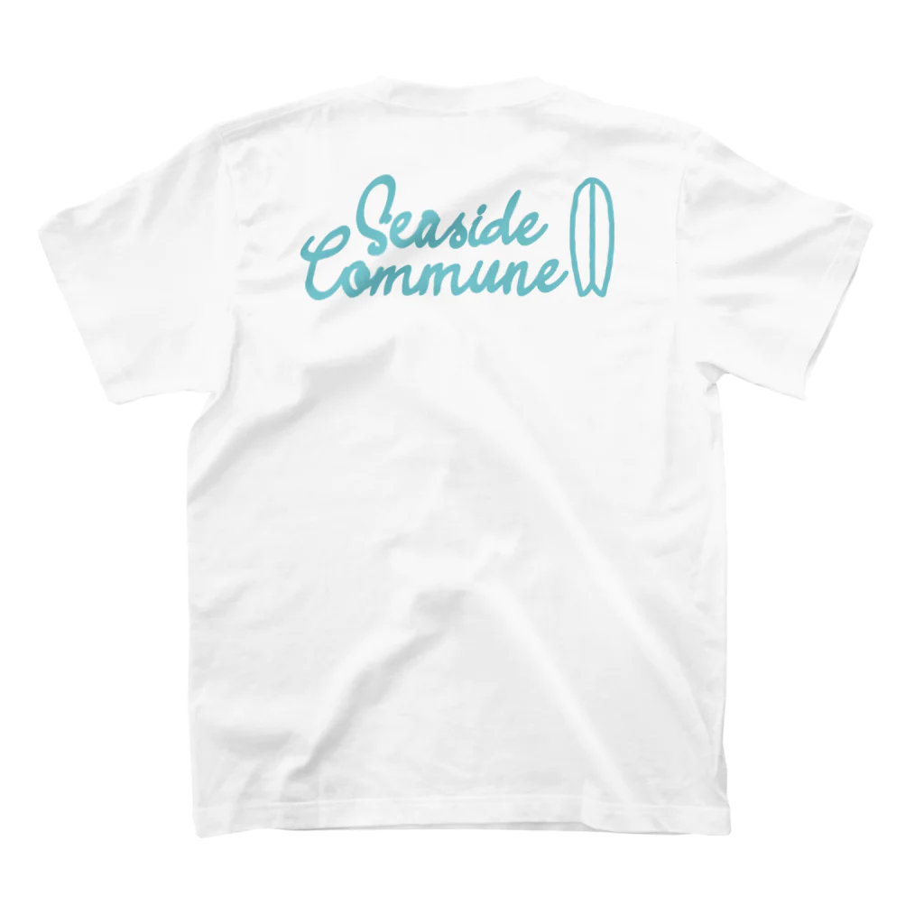 haluのseasidecommune ホワイト スタンダードTシャツの裏面