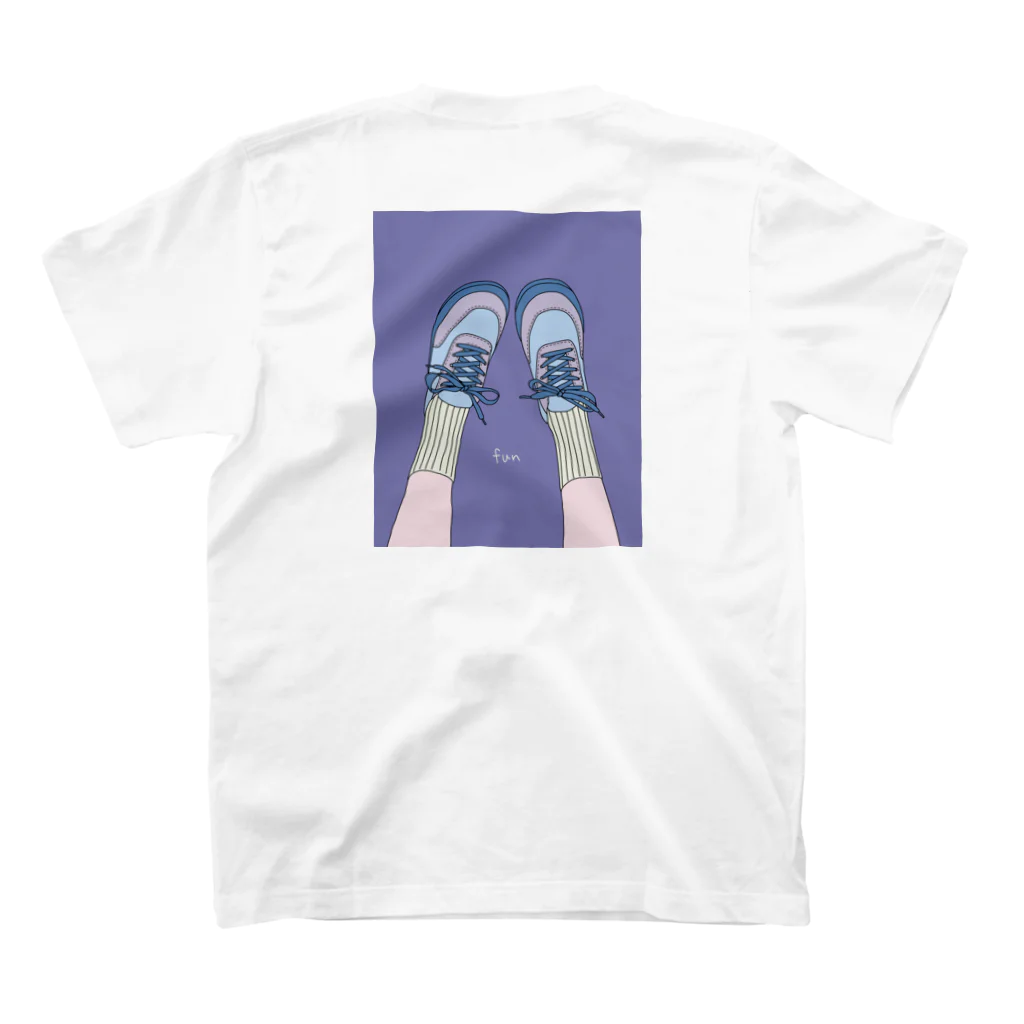 0101010のShoes スタンダードTシャツの裏面