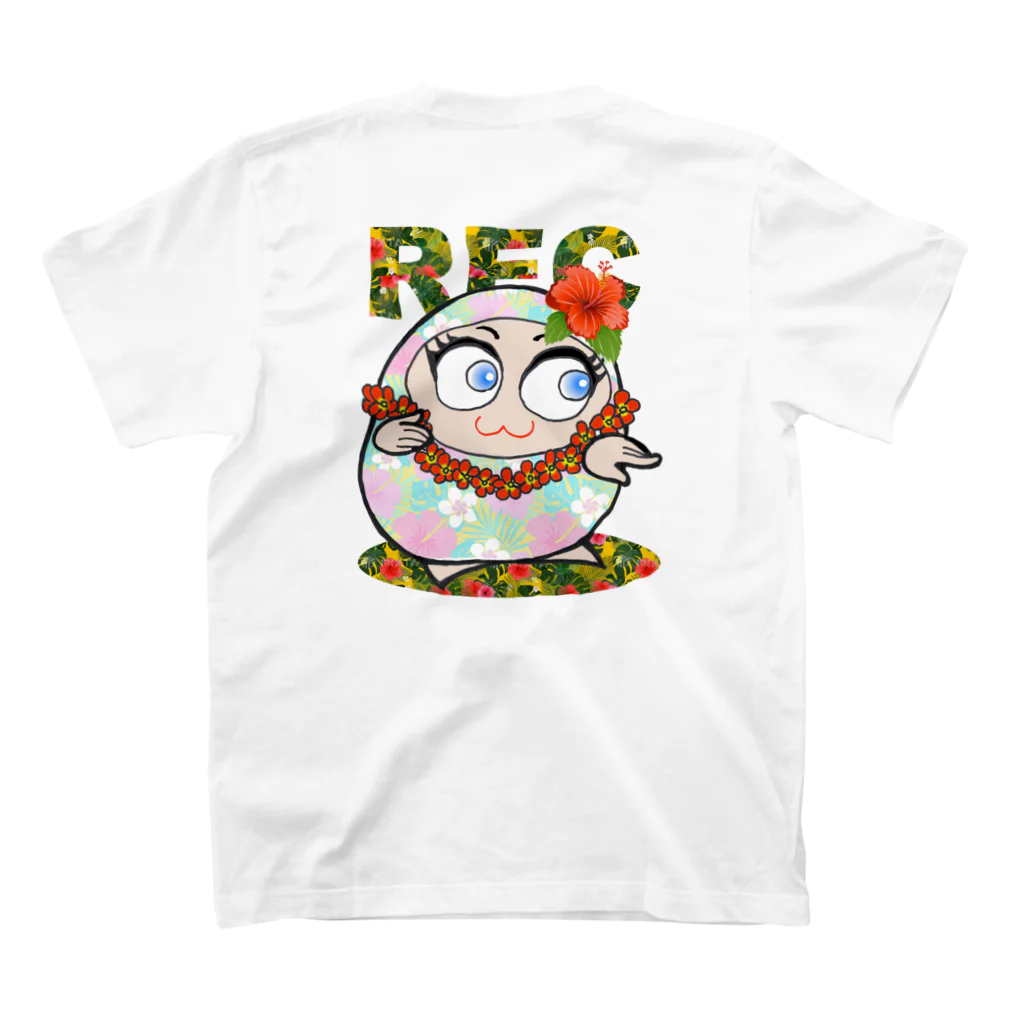 miyamamaのだるまさんが踊った Regular Fit T-Shirtの裏面