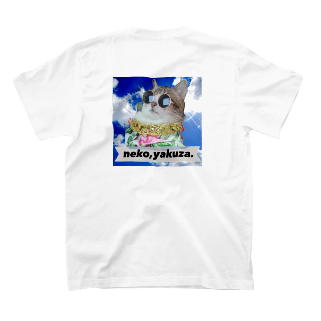 NEKO・すいみんのネコ･ヤクザ スタンダードTシャツの裏面