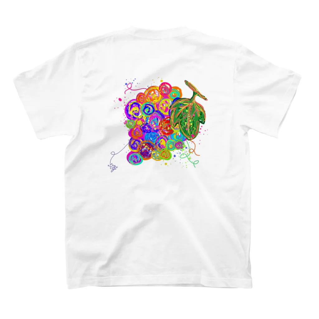 West LiryのGrape #1 (バックプリント) スタンダードTシャツの裏面