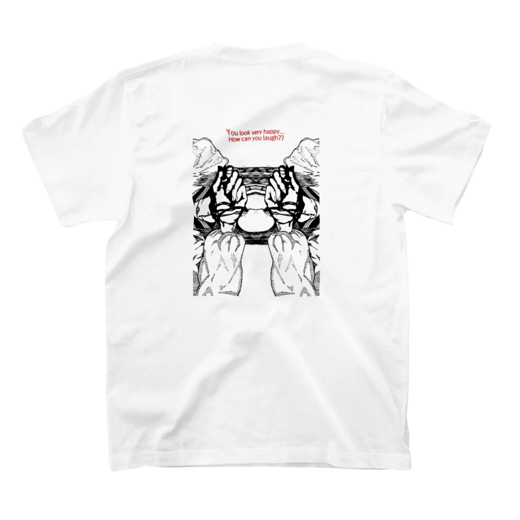 炬 " taimatu " _official design_の不服 スタンダードTシャツの裏面