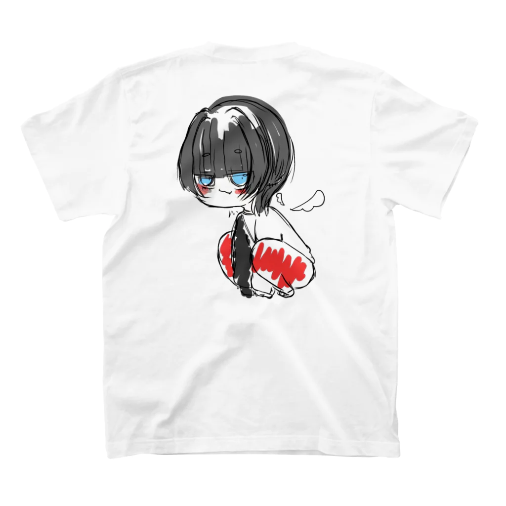 らららのらうるのらうるくん スタンダードTシャツの裏面