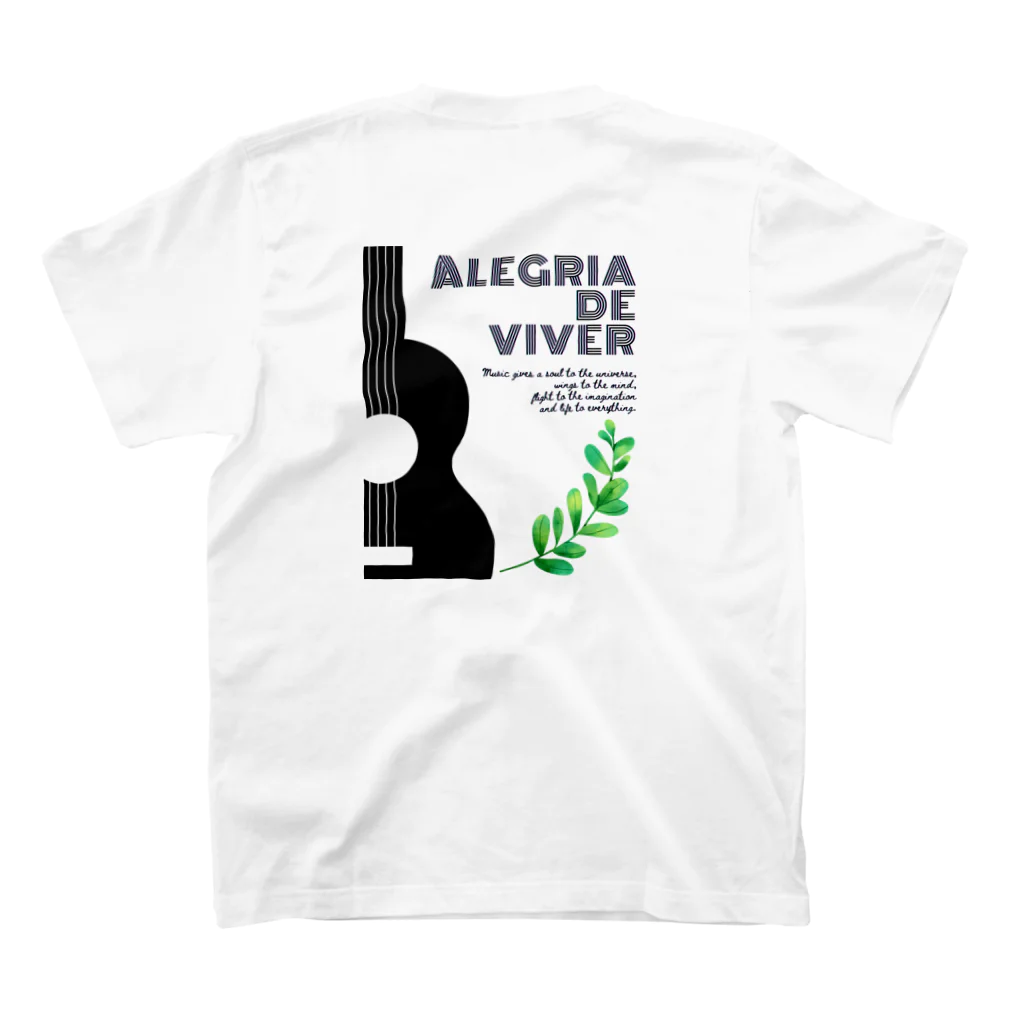 onodaguitarのAlegria de Viver スタンダードTシャツの裏面