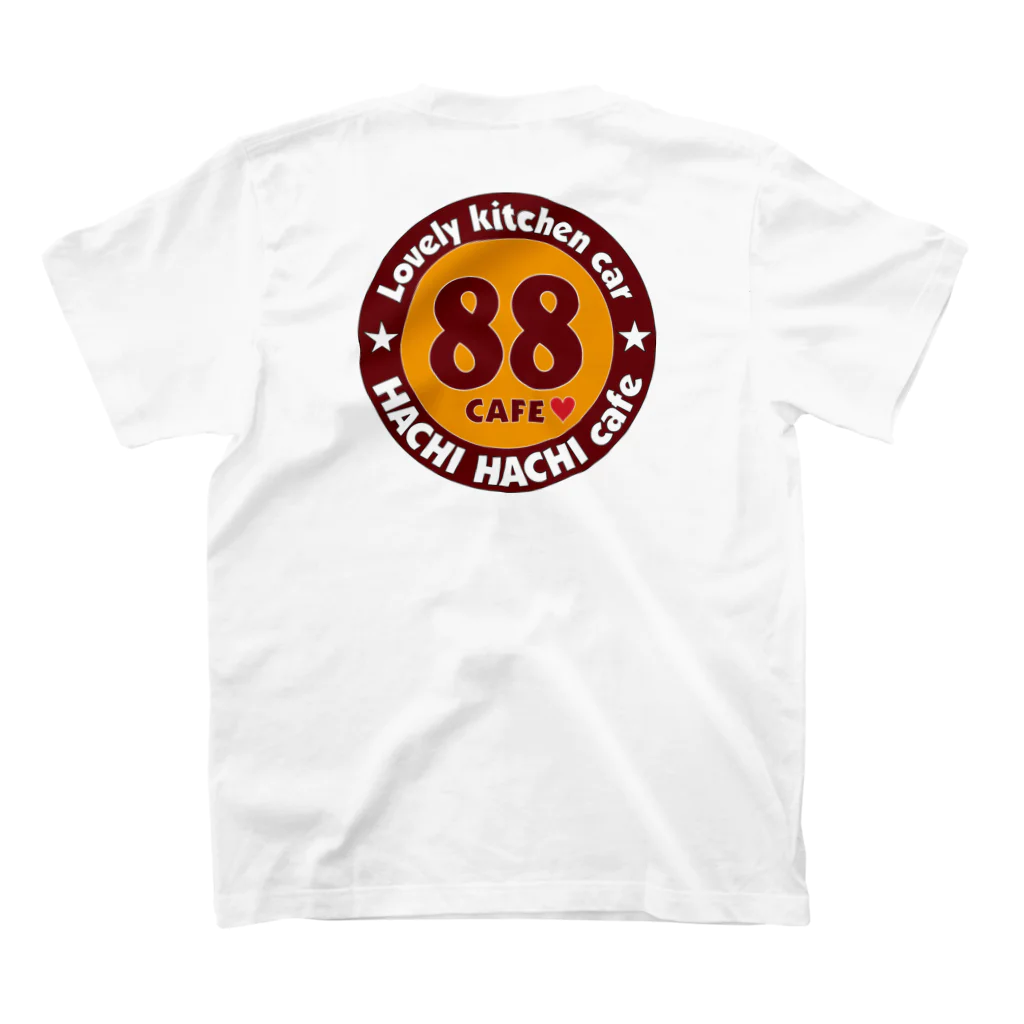 88cafeの88cafe オリジナルグッズ スタンダードTシャツの裏面