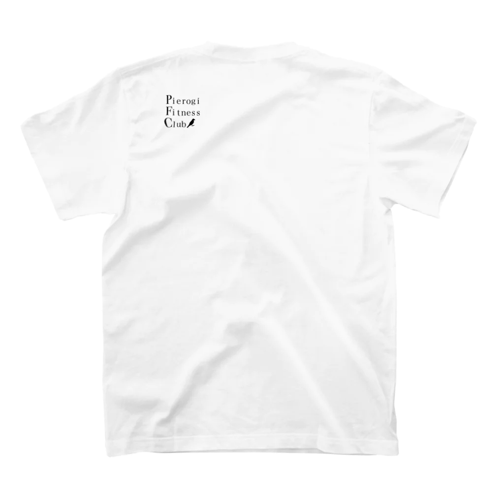 Pierogi_Fitness_Clubのコアラのパース君 Regular Fit T-Shirtの裏面