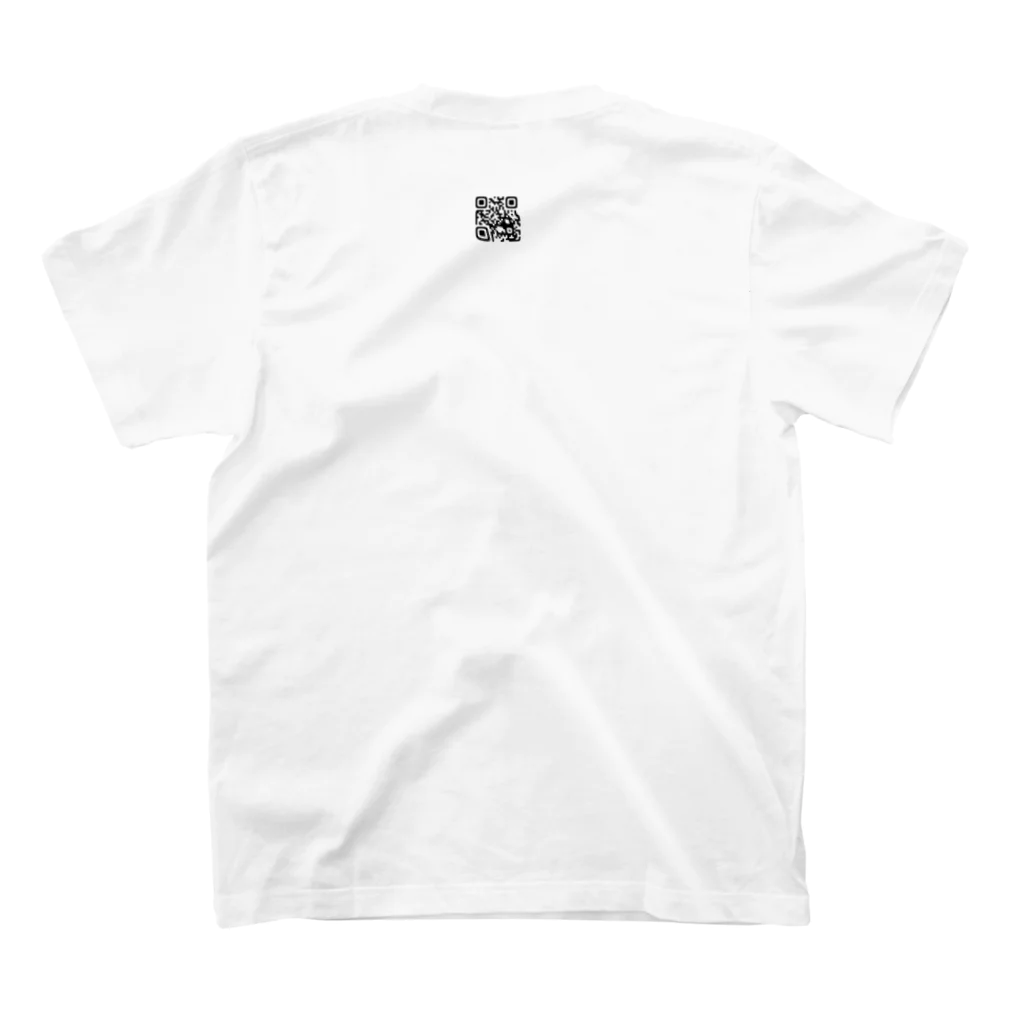 蜜蜂屋グラフィックス★の【棺ノ王子】ラン黒猫TFver. Regular Fit T-Shirtの裏面