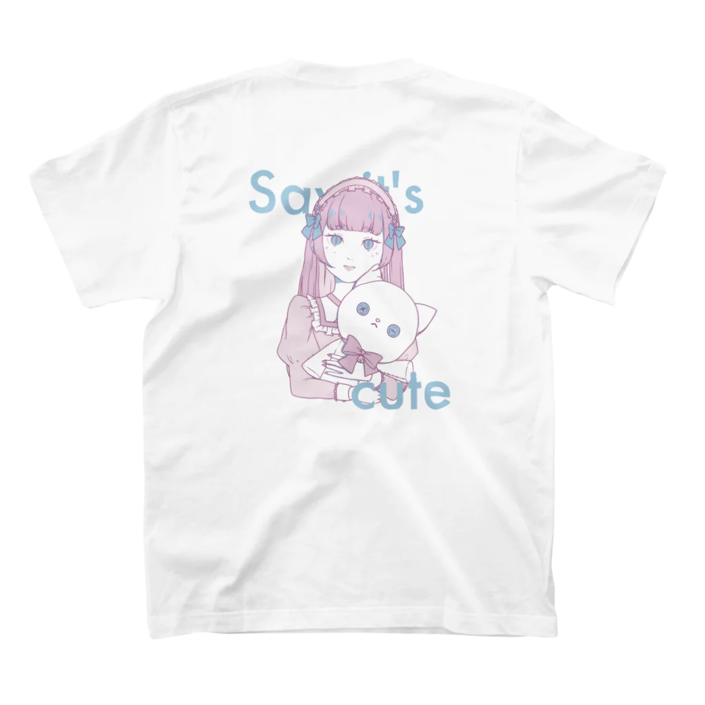 Say it's cuteのSay it's cute Regular Fit T-Shirtの裏面