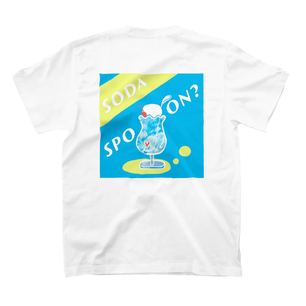 SODASPOOOOOOOOON?のSODA SPOON?オリジナルグッズ スタンダードTシャツの裏面