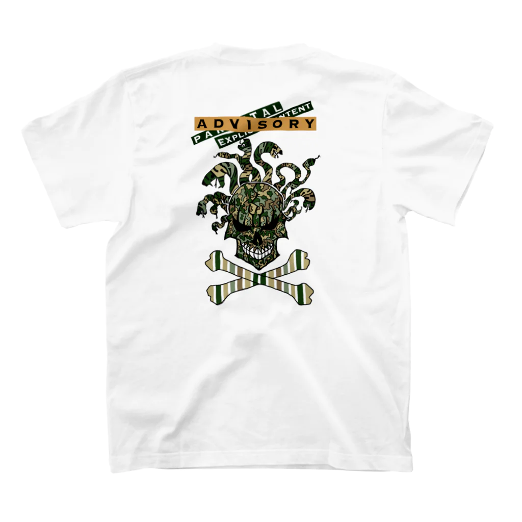 TakiGreen SHOPの“Skull Medusa” スタンダードTシャツの裏面