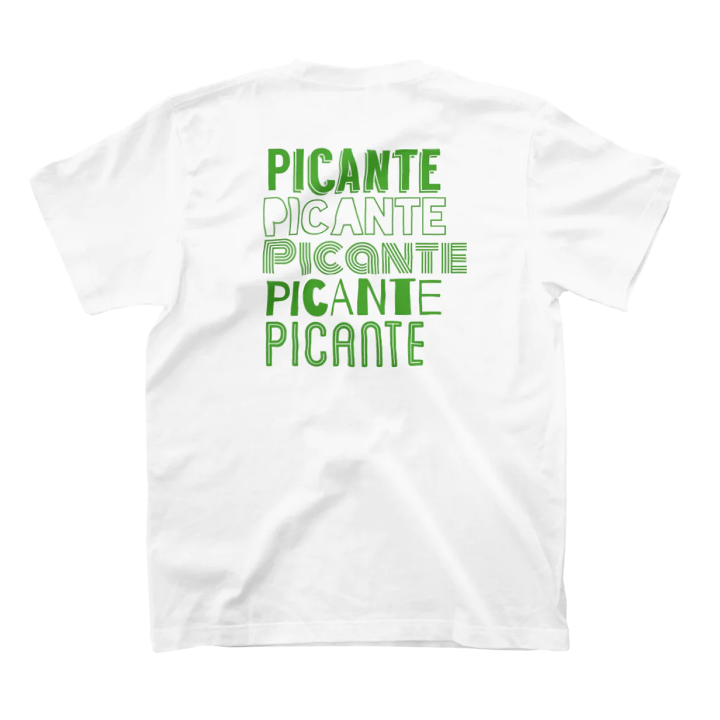 PicanteのPicante  verde  スタンダードTシャツの裏面