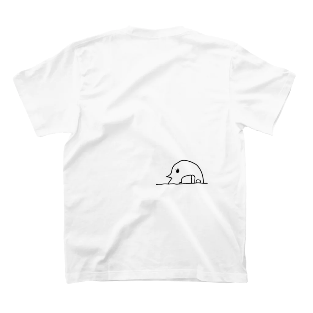 ビールと自然の雑貨店のみじんこちゃん スタンダードTシャツの裏面