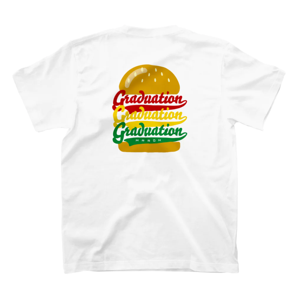 MARTØNのgraduation burger スタンダードTシャツの裏面