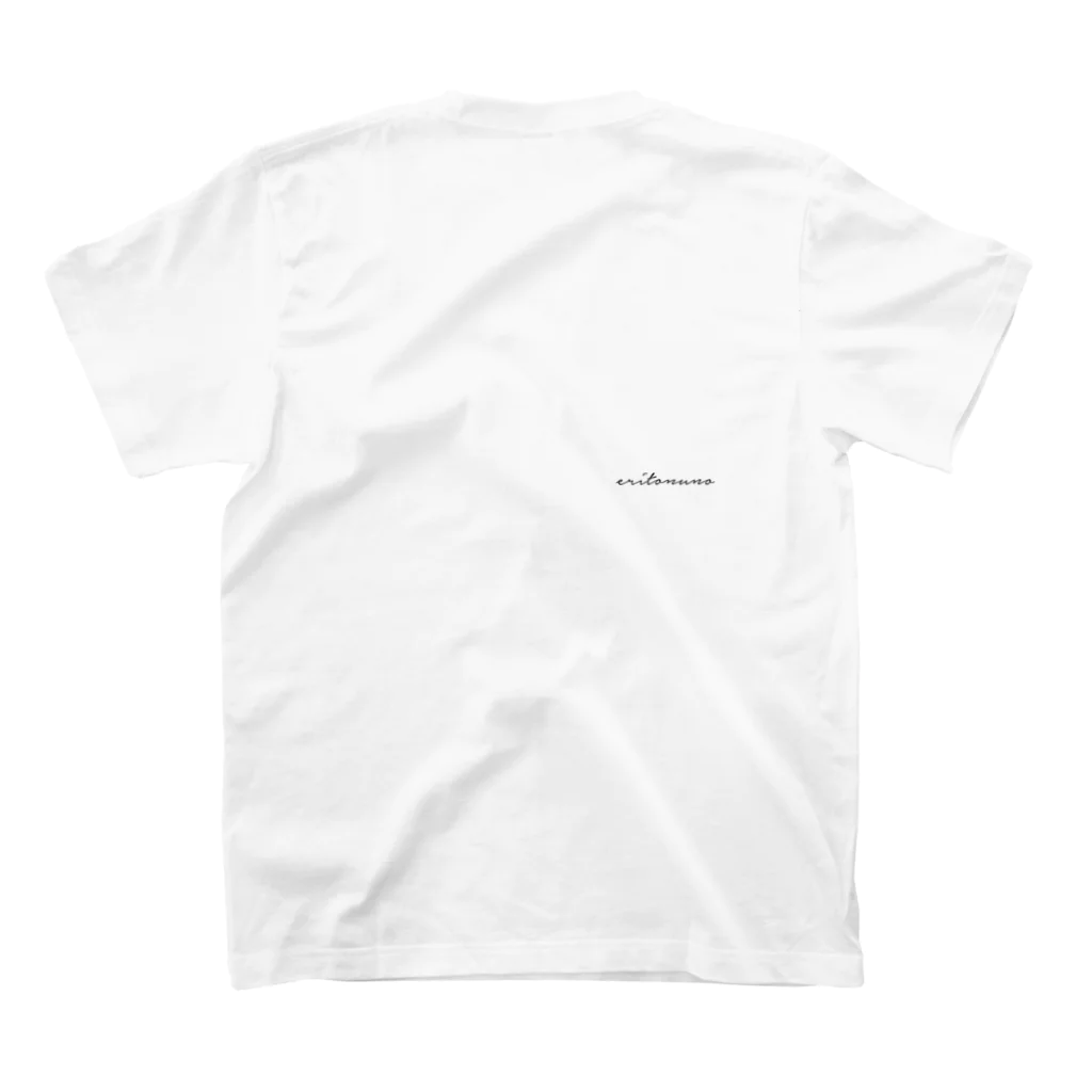 eritonunoの秋桜 Regular Fit T-Shirtの裏面