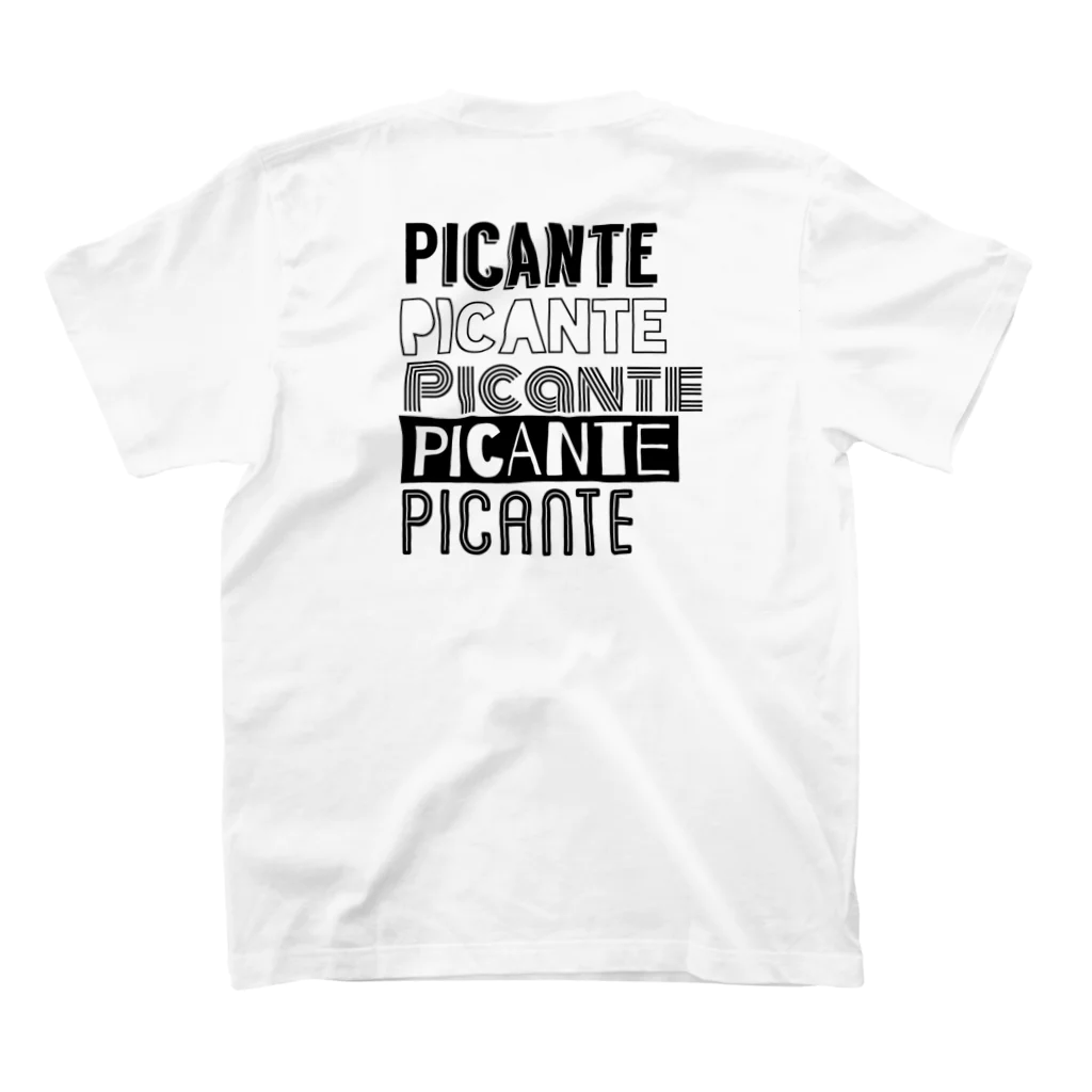 PicanteのPicante  スタンダードTシャツの裏面