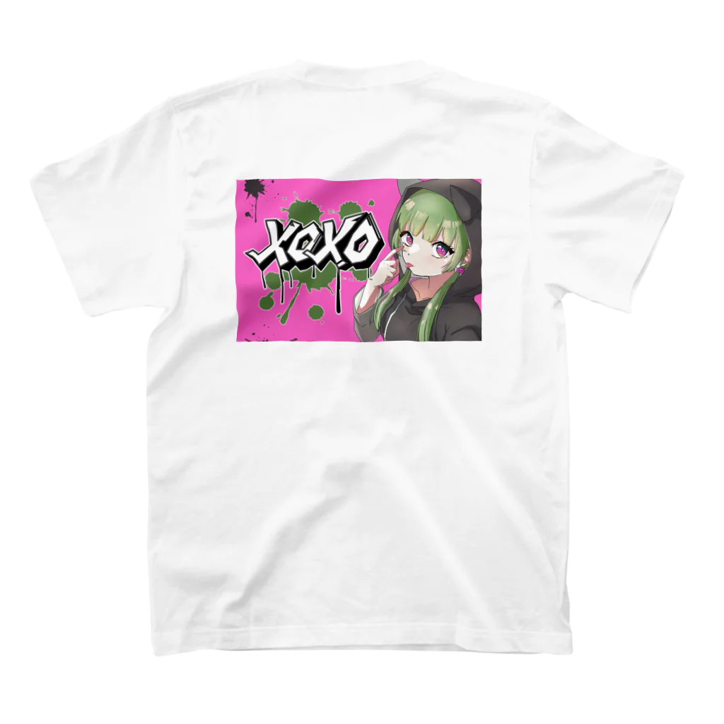 BuddhismのXOXOシリーズ【Hannya】Ver.PINK スタンダードTシャツの裏面