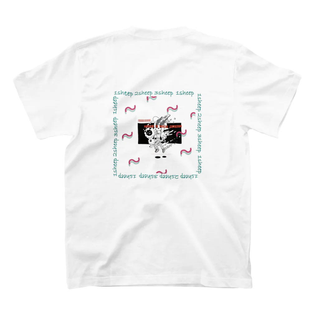 azzuのＳＨＩＳＹ君👁 スタンダードTシャツの裏面