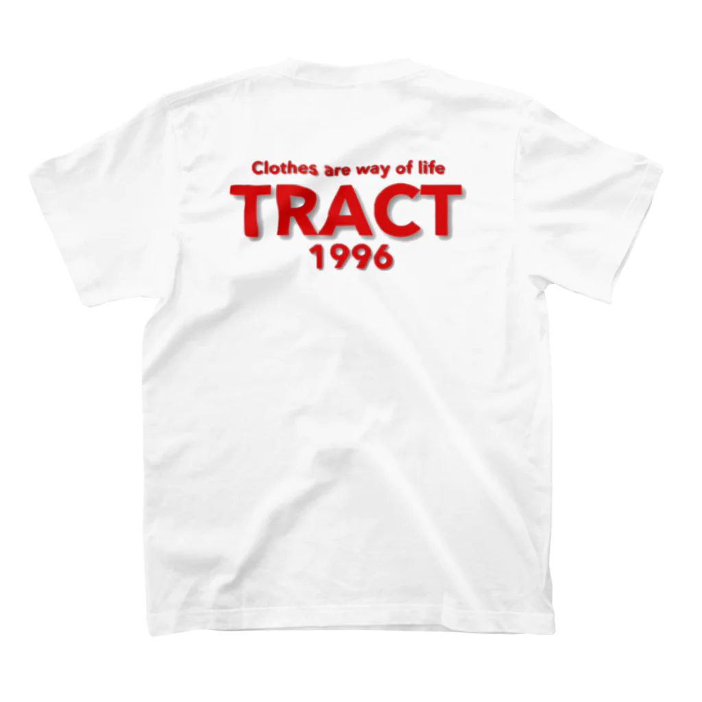 TRACTの1996byTRACT スタンダードTシャツの裏面