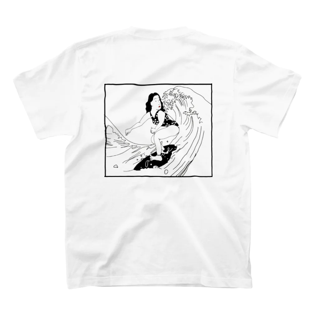 akane nakajimaのnaminori nadeshiko スタンダードTシャツの裏面