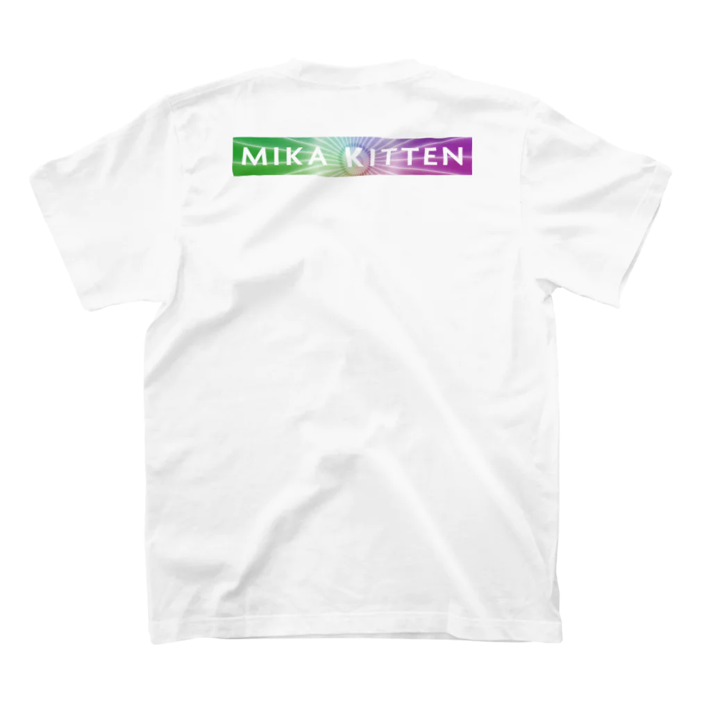 PALM⇔MERMAID officialのMika Kitten Trance Open eyes スタンダードTシャツの裏面