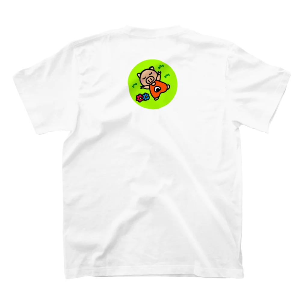 あみたす☆すとあのぷぅちゃんのおべんとう スタンダードTシャツの裏面