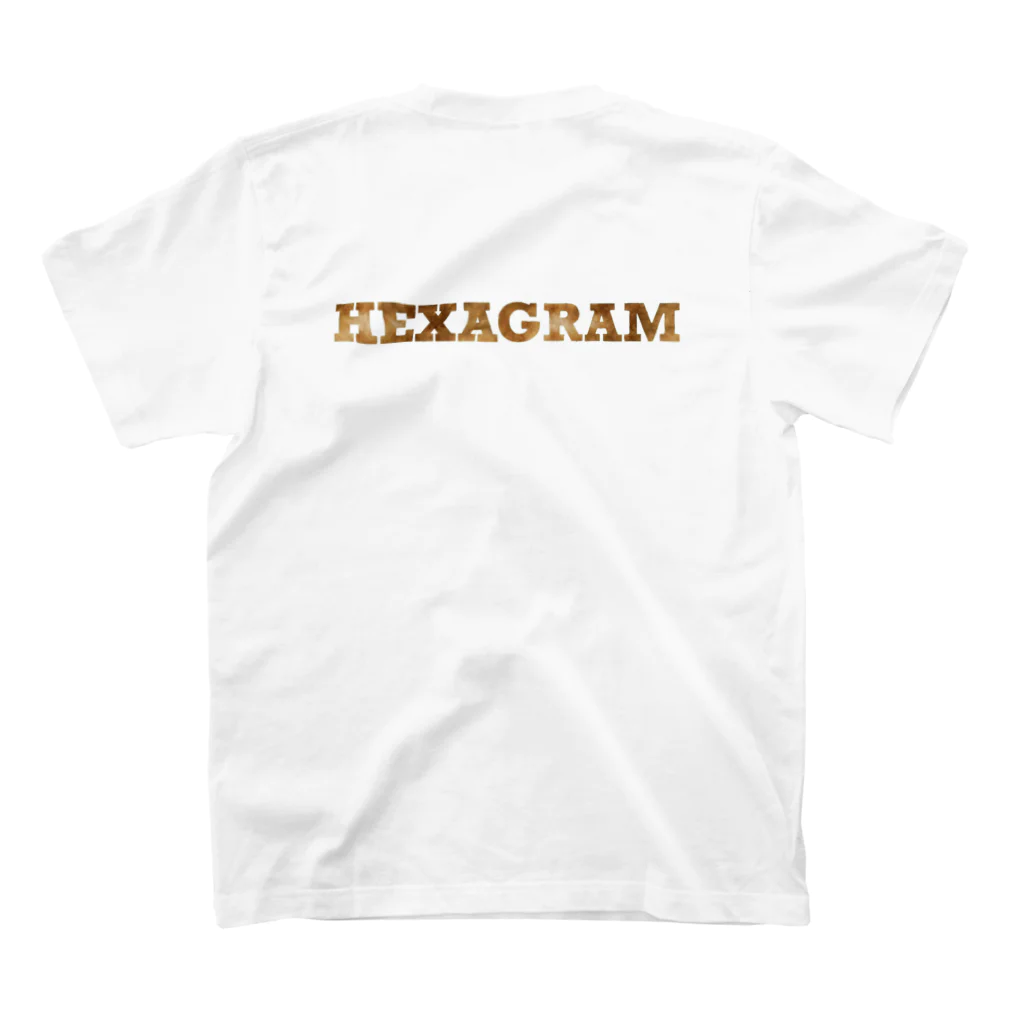 薈.collectionのHexagram スタンダードTシャツの裏面