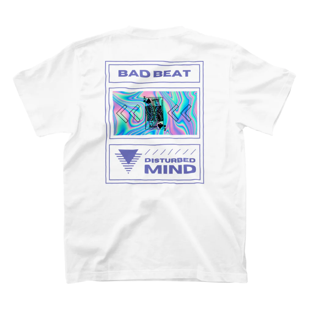 うっちー@ポーカーのBAD BEAT スタンダードTシャツの裏面