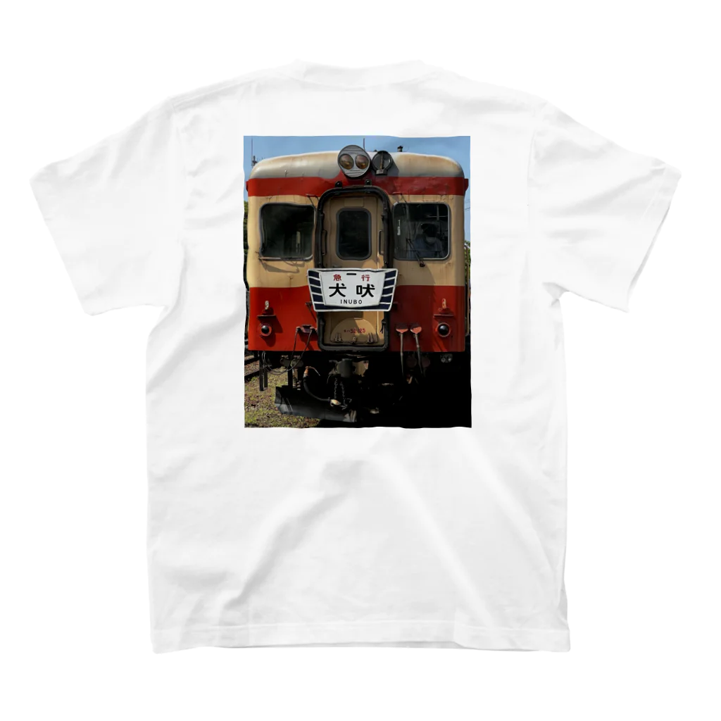 jf_railwayのいすみ鉄道キハ28グッズ Regular Fit T-Shirtの裏面