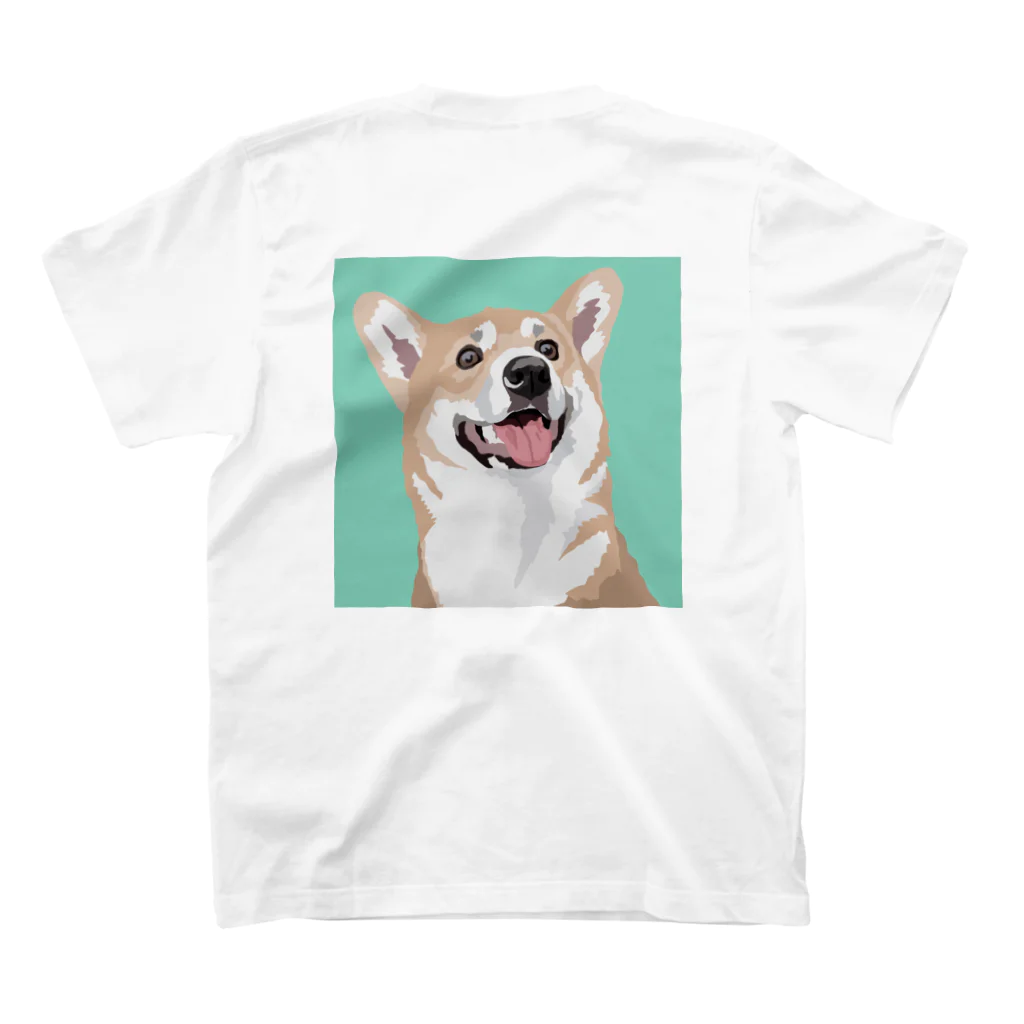 Liv🐾の Corgi コーギー スタンダードTシャツの裏面