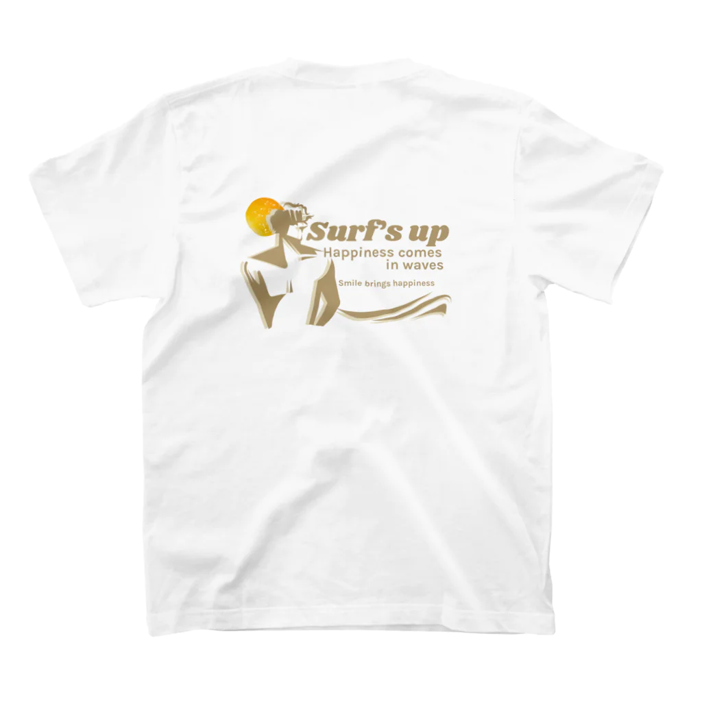 Surf’s up＊オリジナルデザインitemのSurf' up〜良い波がきた・夕日ver〜オリジナルデザイン スタンダードTシャツの裏面