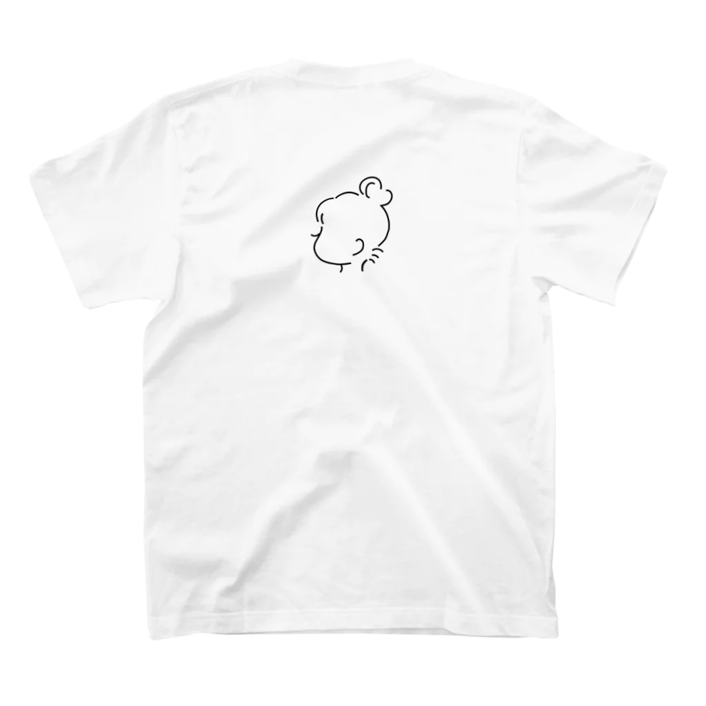 はーちのおんなの子 Regular Fit T-Shirtの裏面