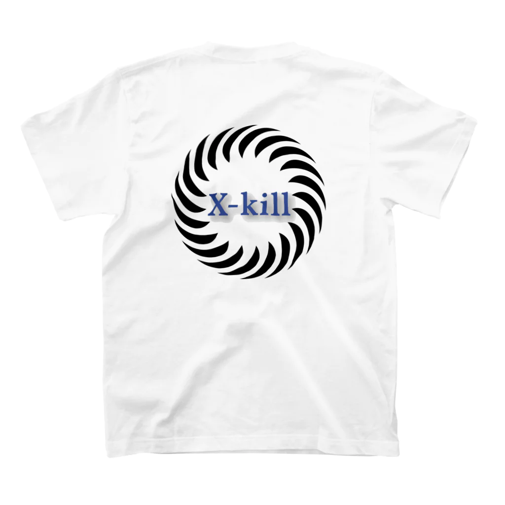 X-killのX-kill スタンダードTシャツの裏面