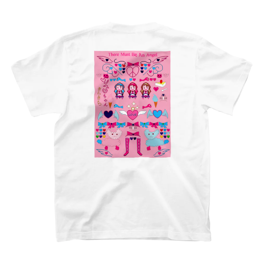 ひみつのお店(ズッキュン❤️)の👩🎀可愛い女の子(Moe girl) Regular Fit T-Shirtの裏面