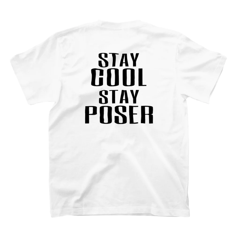 POSERのGOOD LOSER スタンダードTシャツの裏面