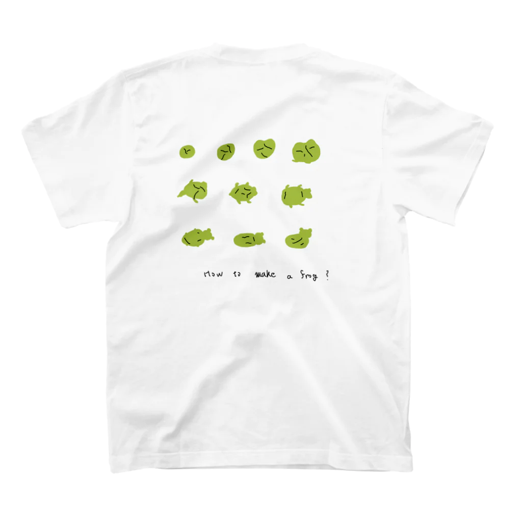 ケケケケロロのhow to make a frog ？ Regular Fit T-Shirtの裏面