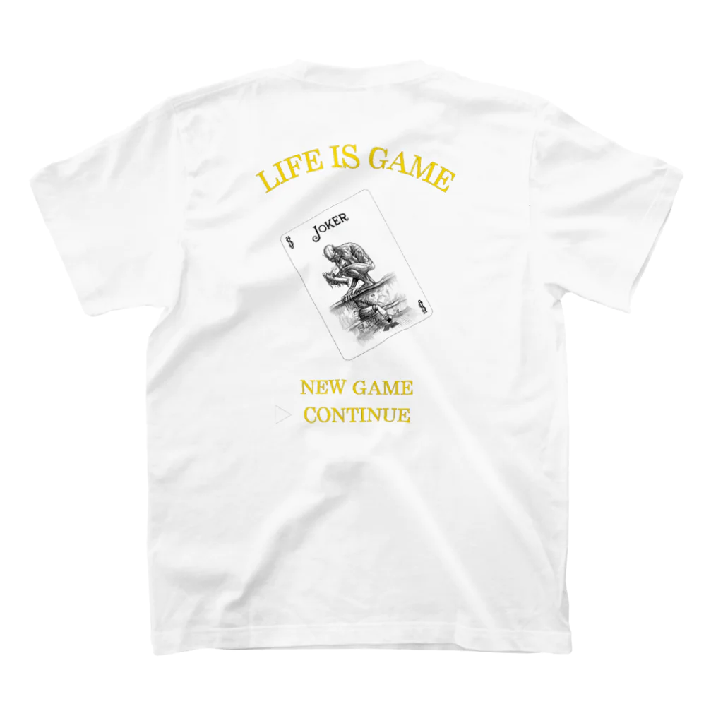 HEART and MINDのLIFE IS GAME Regular Fit T-Shirtの裏面