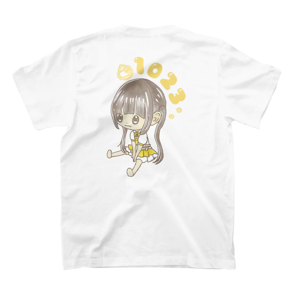 idolclassの真野紗奈生誕祭2022 スタンダードTシャツの裏面