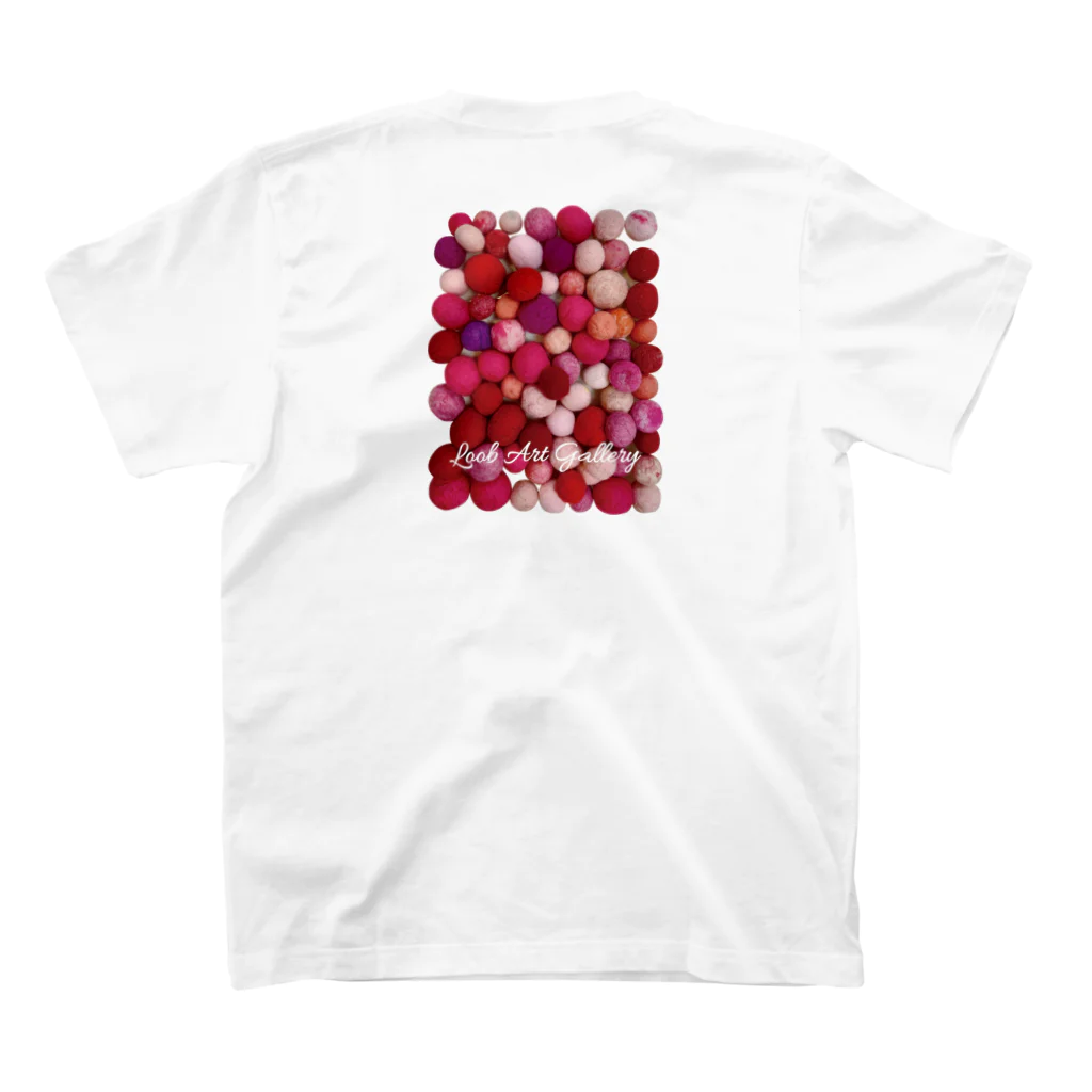 Loob Art Galleryの🍓ベリーな羊毛玉 スタンダードTシャツの裏面