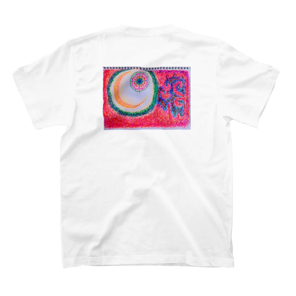 pink purple doragonのlight up the soul スタンダードTシャツの裏面