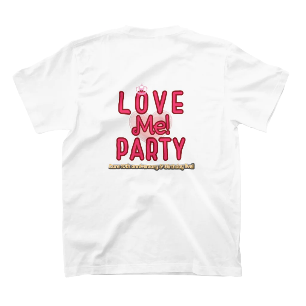 Cure♡SHOPのLOVE Me♡PARTY Tシャツ スタンダードTシャツの裏面